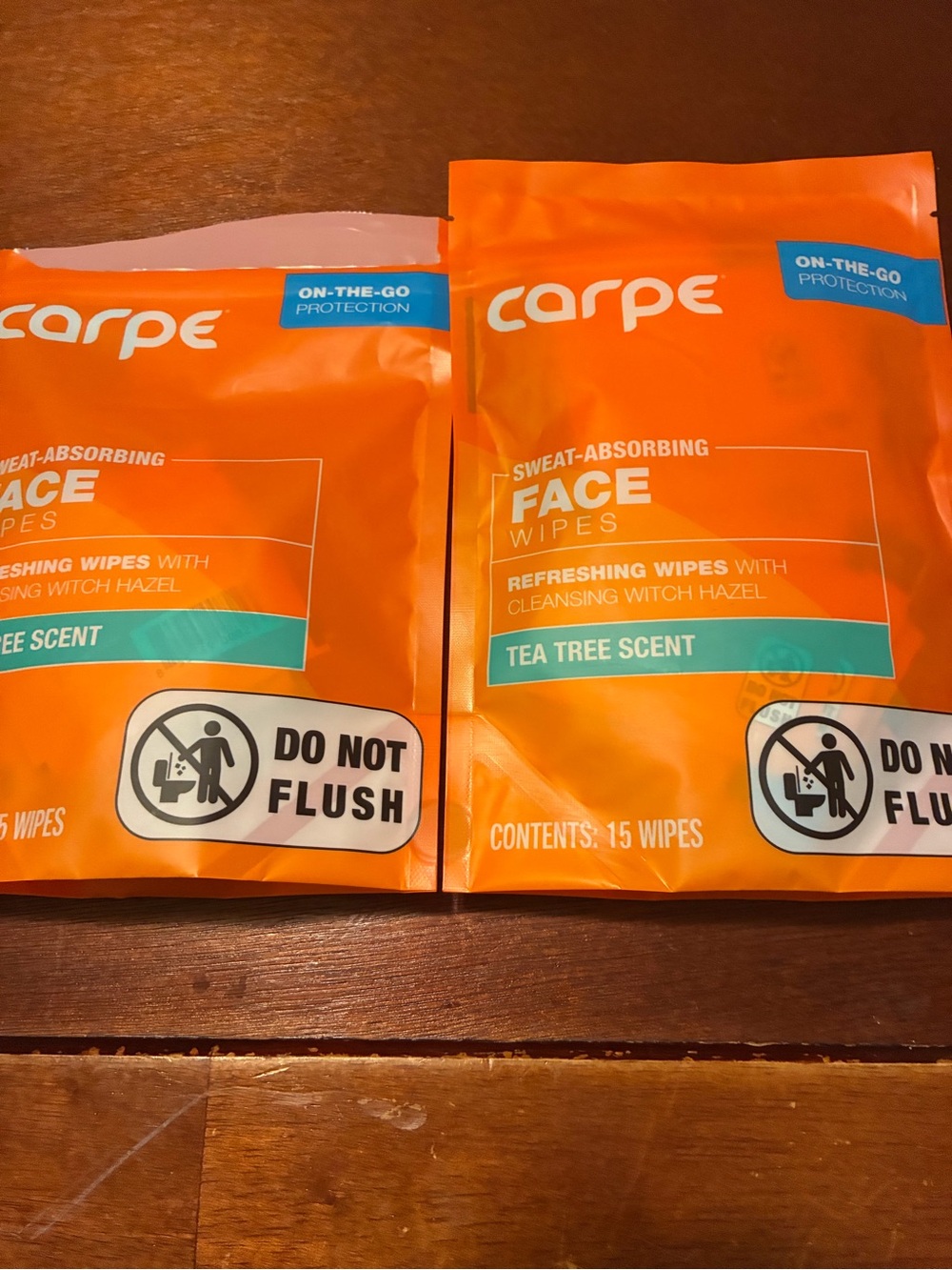 Carpe Sweat Absorbing Face Wipes